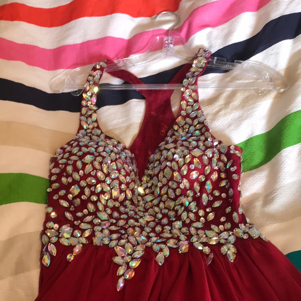 Red prom dress